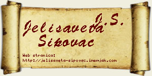 Jelisaveta Šipovac vizit kartica